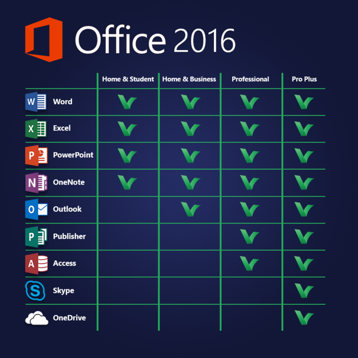 Microsoft Office 2016 Professional Plus